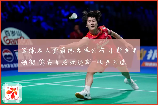 篮球名人堂最终名单公布 小斯老里领衔 德安东尼坎迪斯-帕克入选